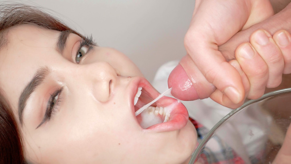 Marina Gold swallowing 48 big loads