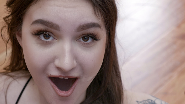 Alisa Horakova #2 - Interview before Bukkake