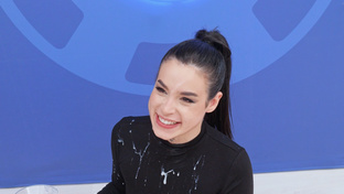 Saba Lapiedra swallowing 27 big loads