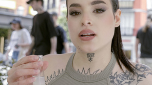Saba Lapiedra #1 - Interview before Bukkake