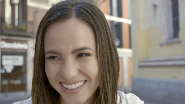 Lucy Mendez #1 - Interview before Bukkake