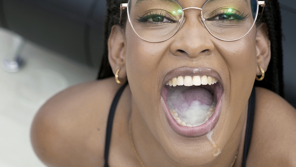 Samantha Cruuz #1 - Interview before Bukkake