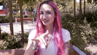 Victoria Arias #1 - Interview before Bukkake