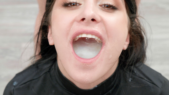 Marisa Leone swallowing 102 big loads